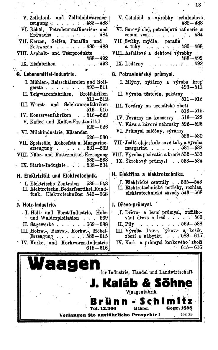 Compass. Industrie 1942: Böhmen und Mähren, Slowakei - Seite 25