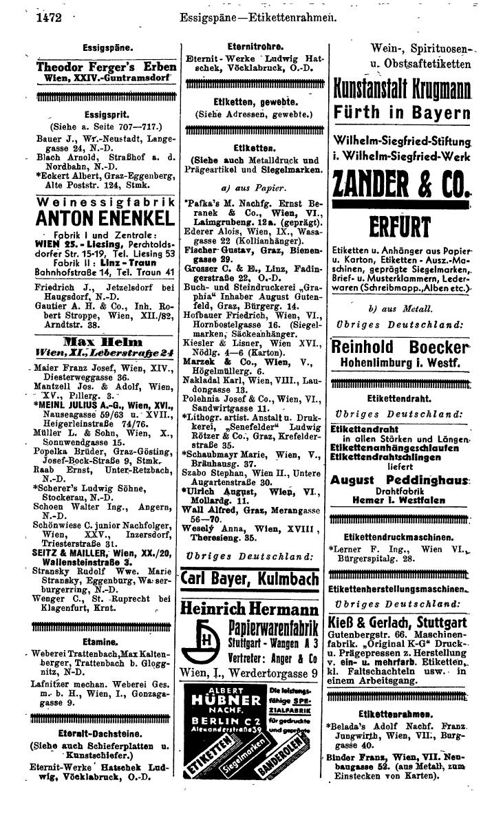 Compass. Kommerzielles Jahrbuch 1941: Ostmark. - Page 1598