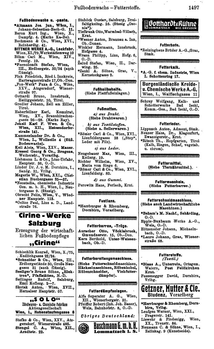 Compass. Kommerzielles Jahrbuch 1941: Ostmark. - Page 1623