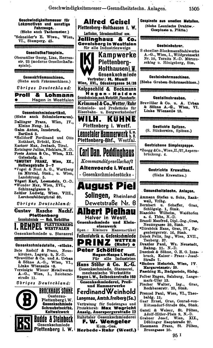 Compass. Kommerzielles Jahrbuch 1941: Ostmark. - Page 1631