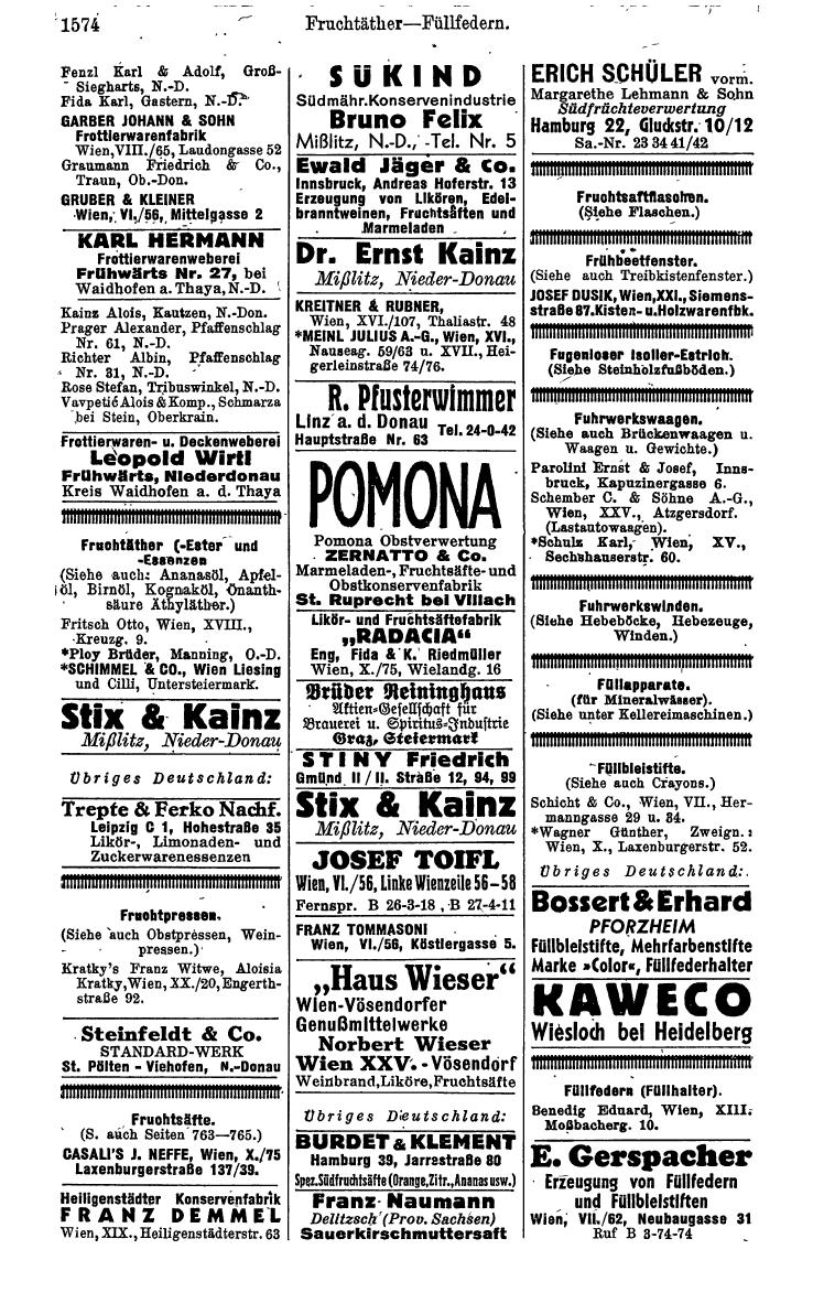 Compass. Kommerzielles Jahrbuch 1942: Ostmark. - Page 1718