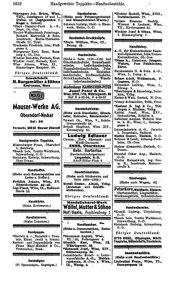 Compass. Kommerzielles Jahrbuch 1942: Ostmark. - Page 1756