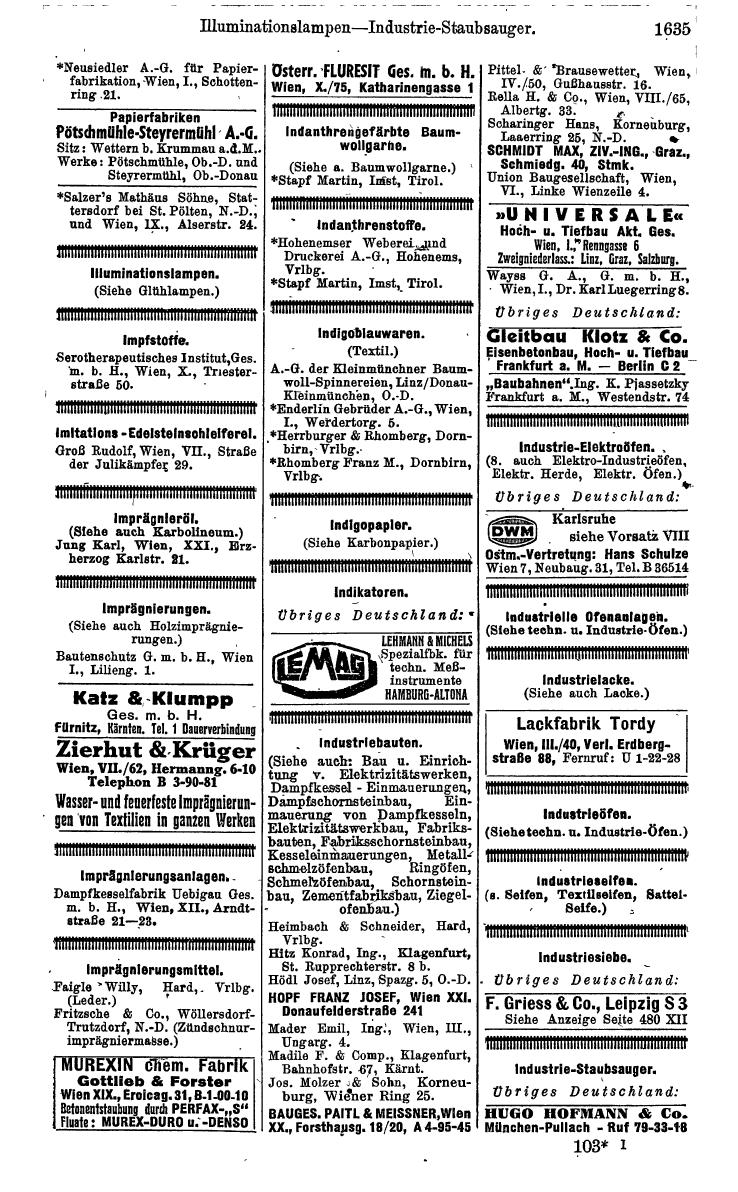 Compass. Kommerzielles Jahrbuch 1942: Ostmark. - Page 1779