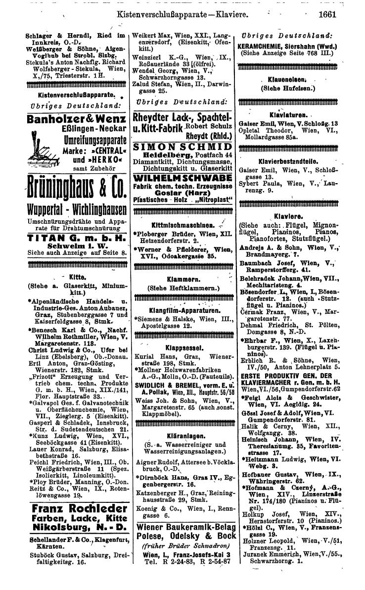 Compass. Kommerzielles Jahrbuch 1942: Ostmark. - Page 1805