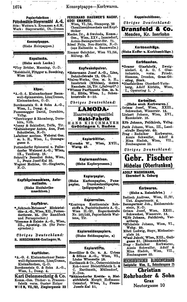 Compass. Kommerzielles Jahrbuch 1942: Ostmark. - Seite 1818