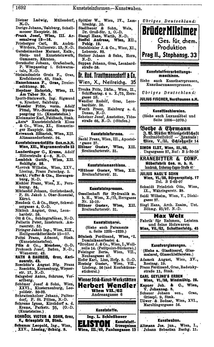 Compass. Kommerzielles Jahrbuch 1942: Ostmark. - Seite 1836