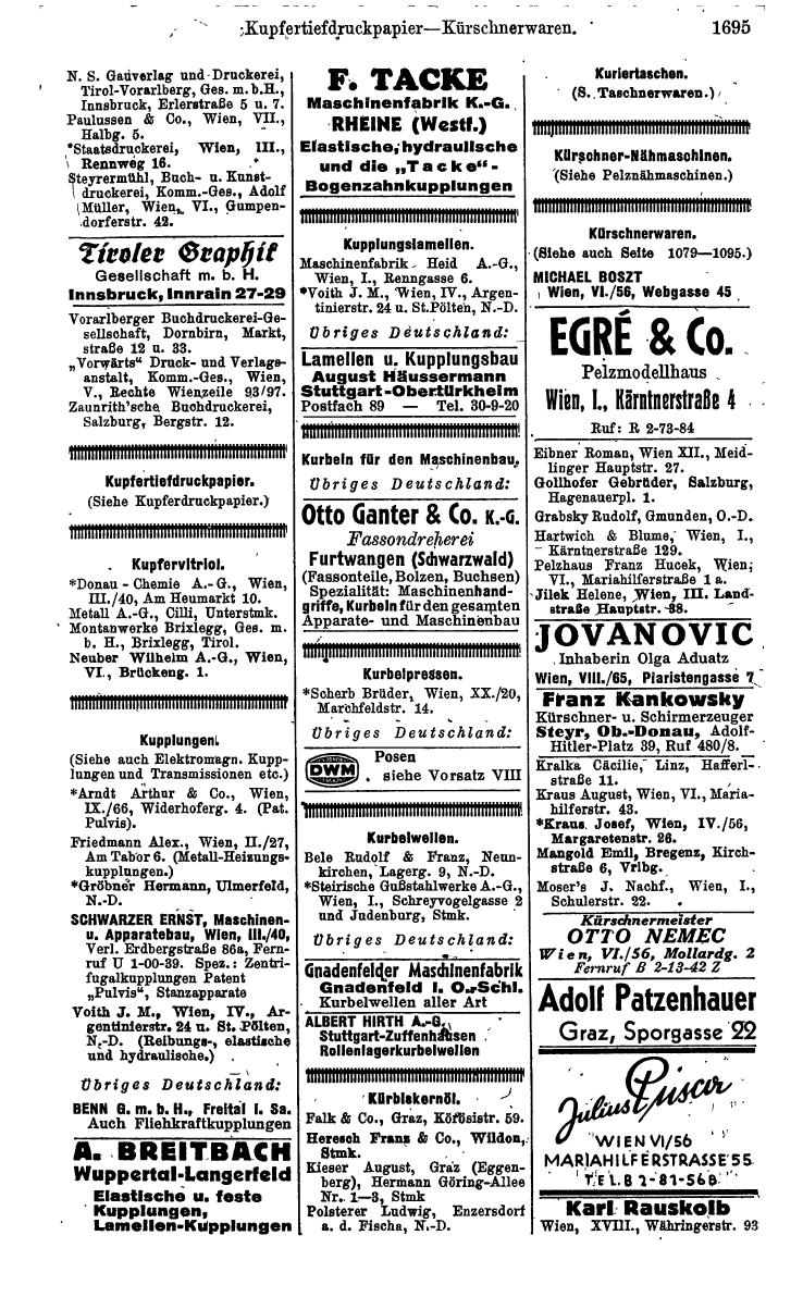 Compass. Kommerzielles Jahrbuch 1942: Ostmark. - Page 1839