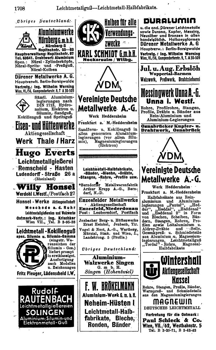 Compass. Kommerzielles Jahrbuch 1942: Ostmark. - Page 1852