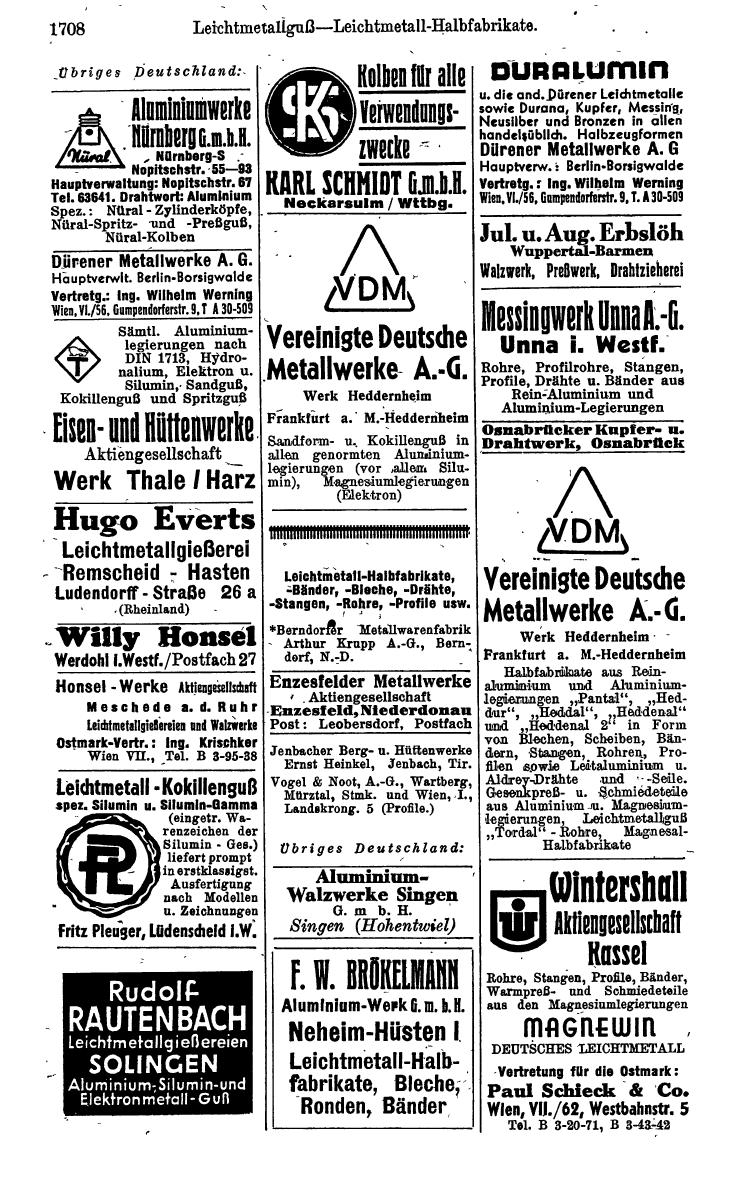 Compass. Kommerzielles Jahrbuch 1942: Ostmark. - Seite 1852