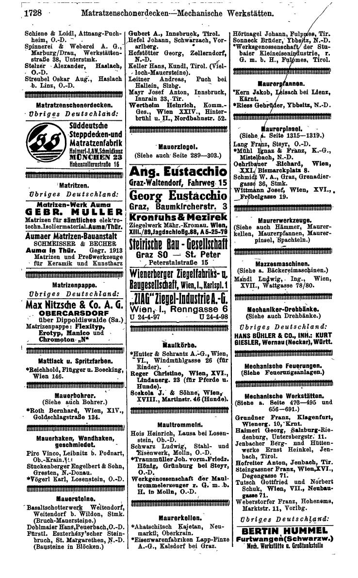 Compass. Kommerzielles Jahrbuch 1942: Ostmark. - Seite 1872