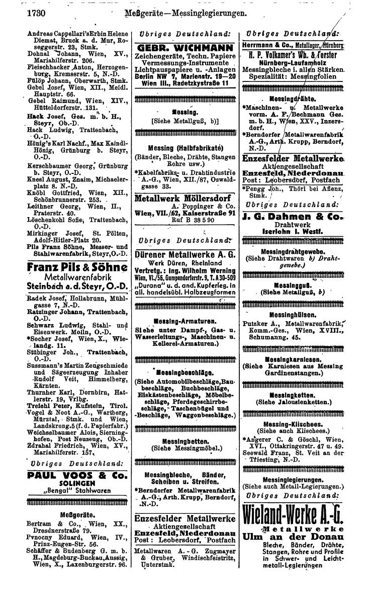 Compass. Kommerzielles Jahrbuch 1942: Ostmark. - Page 1874