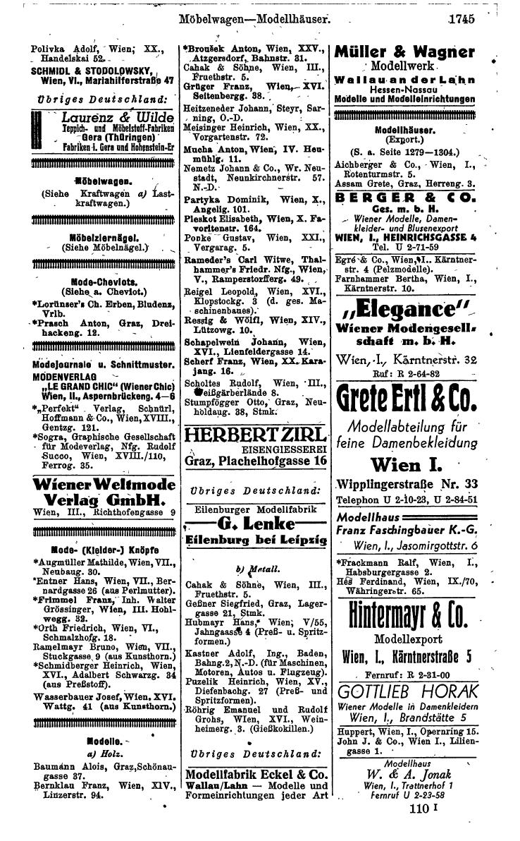 Compass. Kommerzielles Jahrbuch 1942: Ostmark. - Seite 1889