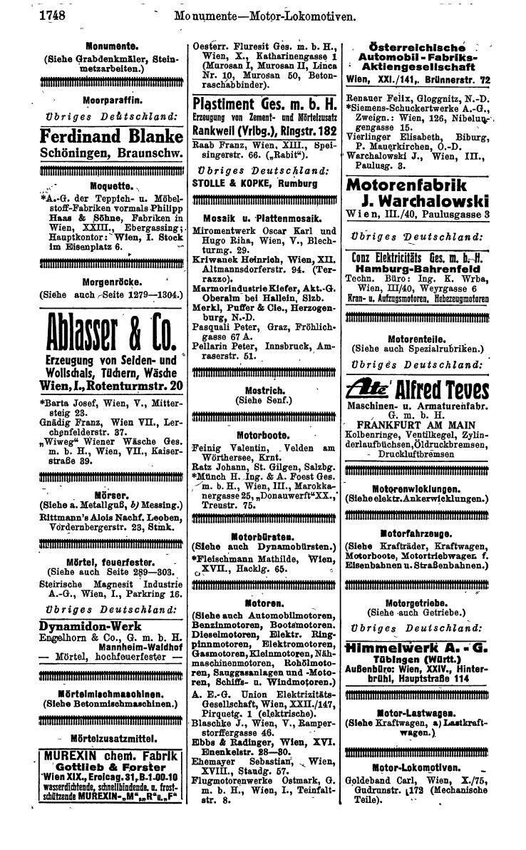 Compass. Kommerzielles Jahrbuch 1942: Ostmark. - Seite 1892