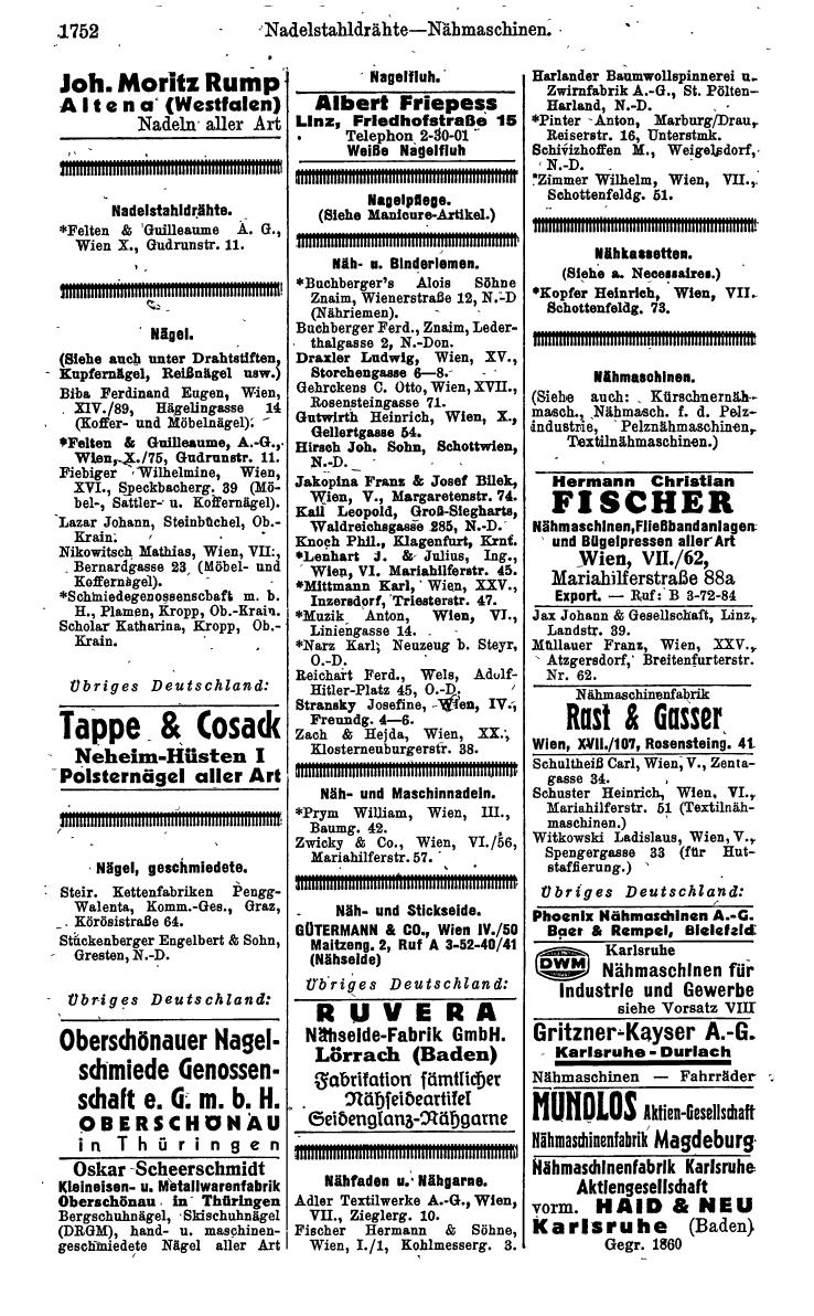 Compass. Kommerzielles Jahrbuch 1942: Ostmark. - Seite 1896