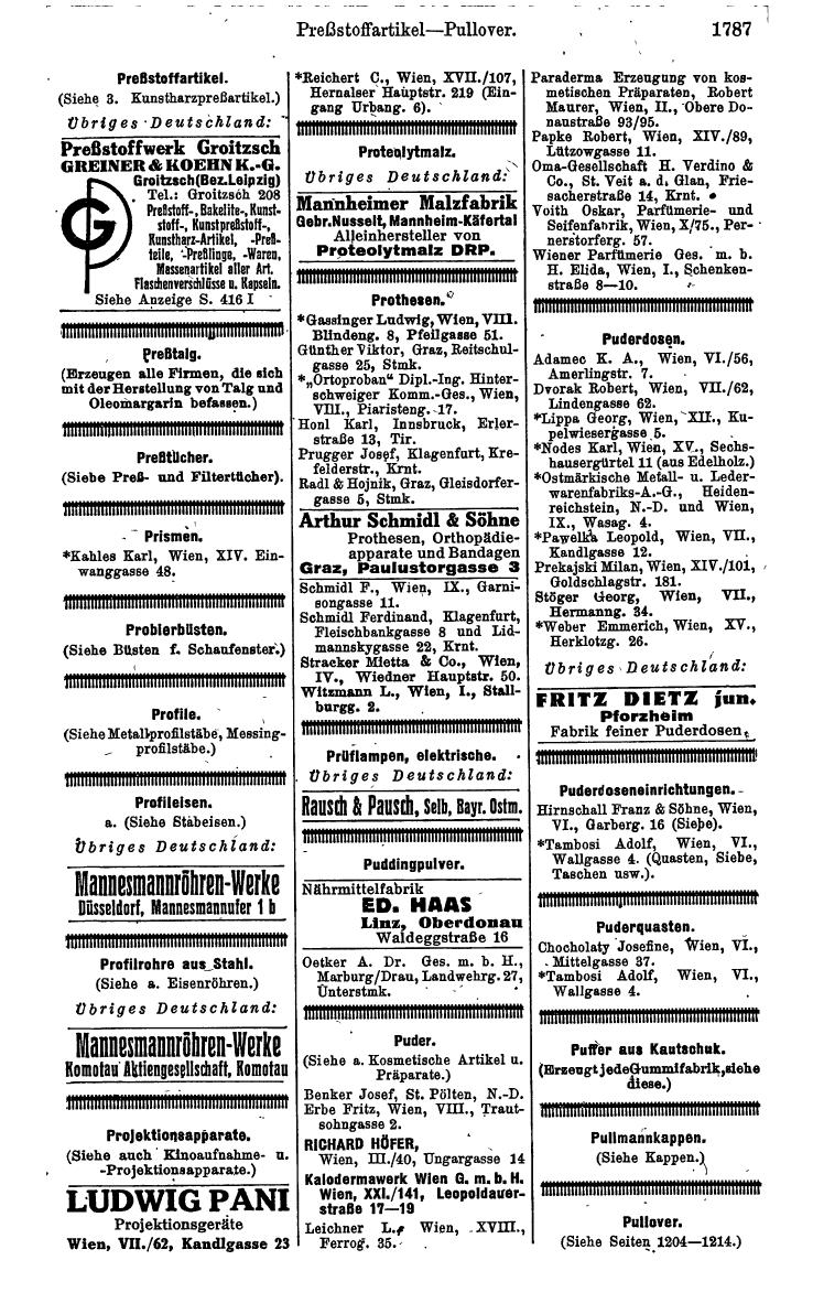 Compass. Kommerzielles Jahrbuch 1942: Ostmark. - Page 1931