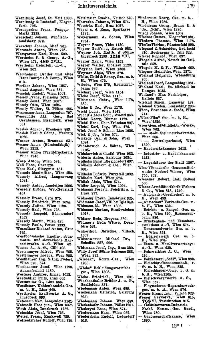 Compass. Kommerzielles Jahrbuch 1942: Ostmark. - Seite 195