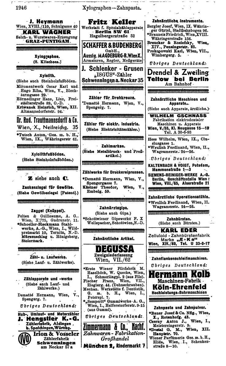 Compass. Kommerzielles Jahrbuch 1942: Ostmark. - Seite 2090
