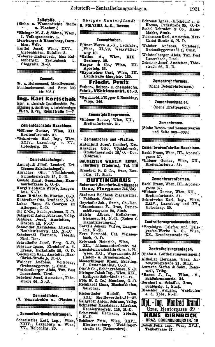 Compass. Kommerzielles Jahrbuch 1942: Ostmark. - Page 2095