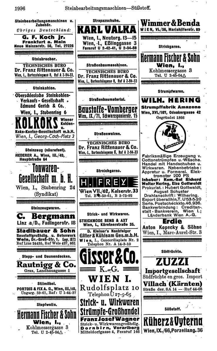 Compass. Kommerzielles Jahrbuch 1942: Ostmark. - Seite 2142