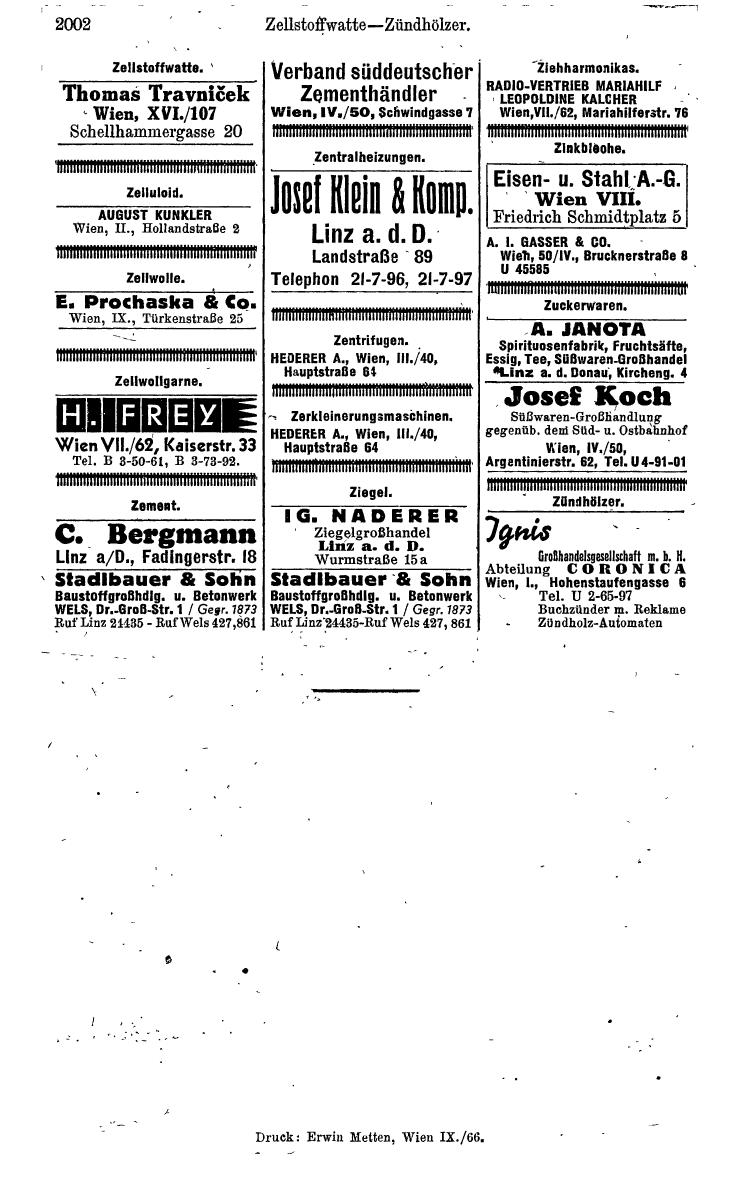 Compass. Kommerzielles Jahrbuch 1942: Ostmark. - Seite 2148