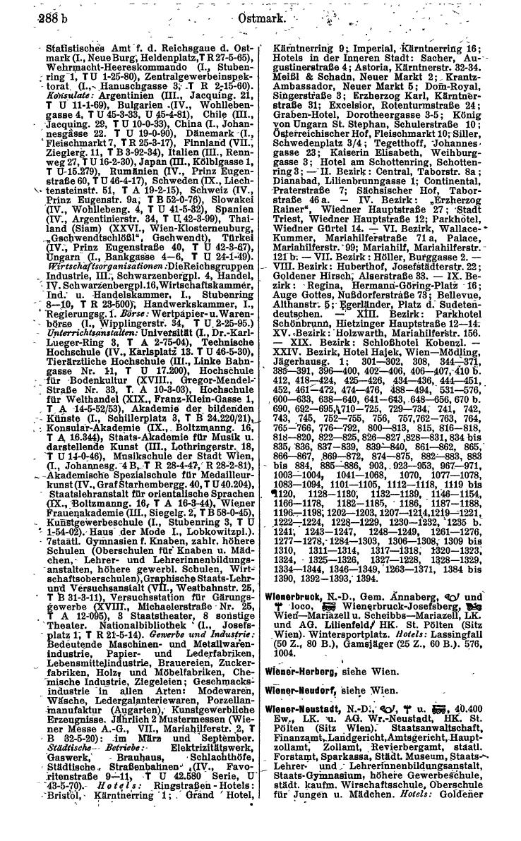 Compass. Kommerzielles Jahrbuch 1942: Ostmark. - Seite 304