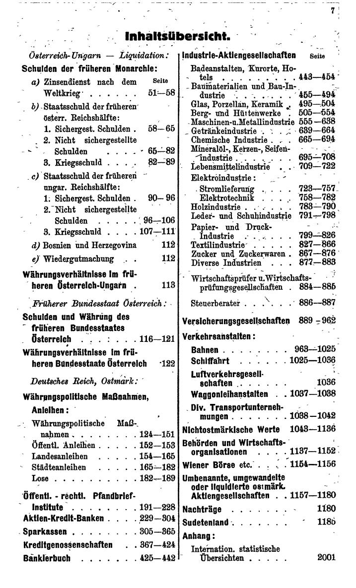 Compass. Finanzielles Jahrbuch 1942: Österreich, Sudetenland. - Seite 19