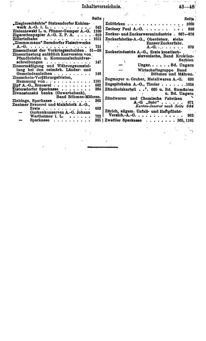 Compass. Finanzielles Jahrbuch 1942: Österreich, Sudetenland. - Seite 57