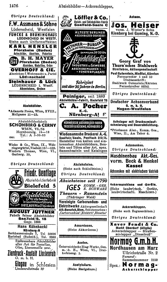 Compass. Kommerzielles Jahrbuch 1944: Ostmark. - Seite 1666