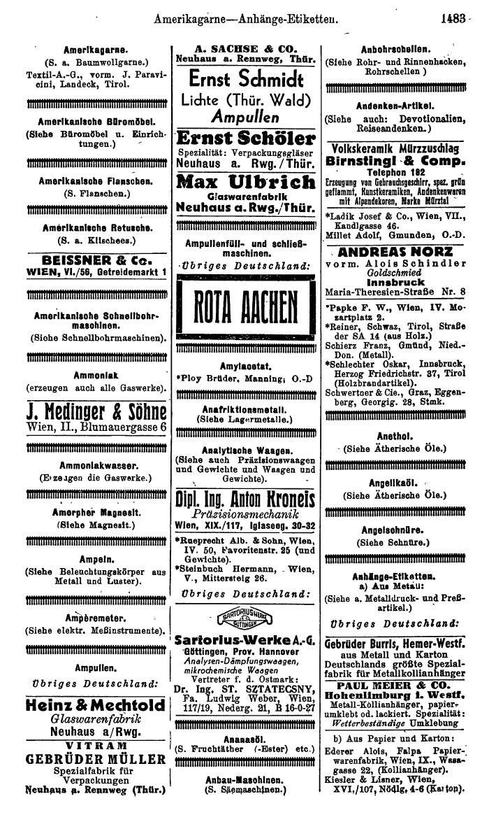 Compass. Kommerzielles Jahrbuch 1944: Ostmark. - Page 1673