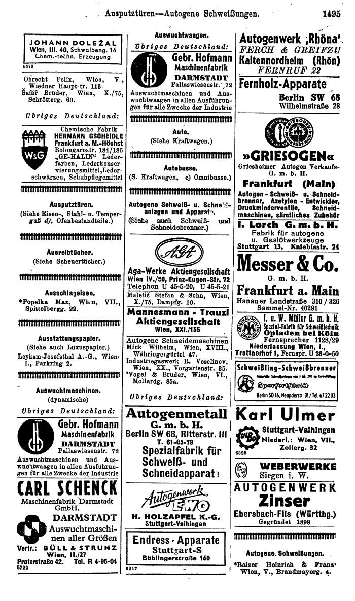 Compass. Kommerzielles Jahrbuch 1944: Ostmark. - Seite 1685