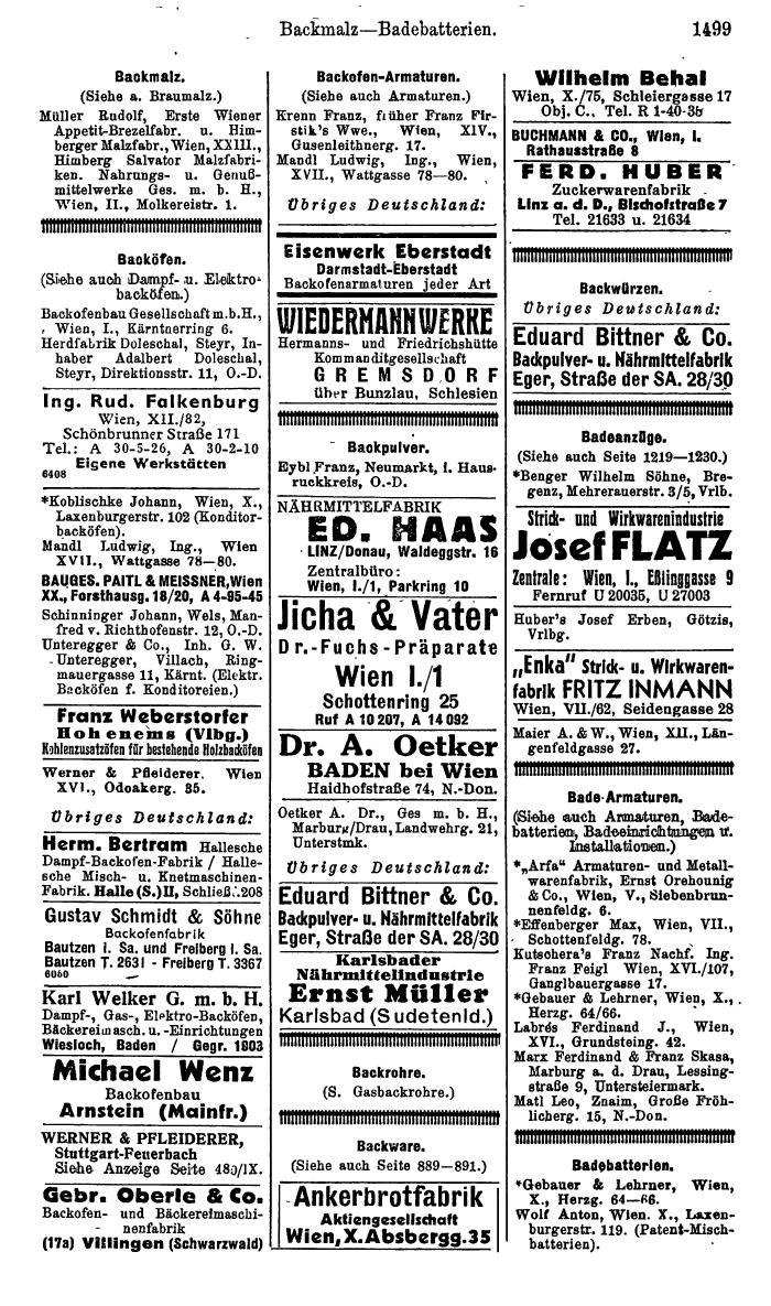 Compass. Kommerzielles Jahrbuch 1944: Ostmark. - Page 1689