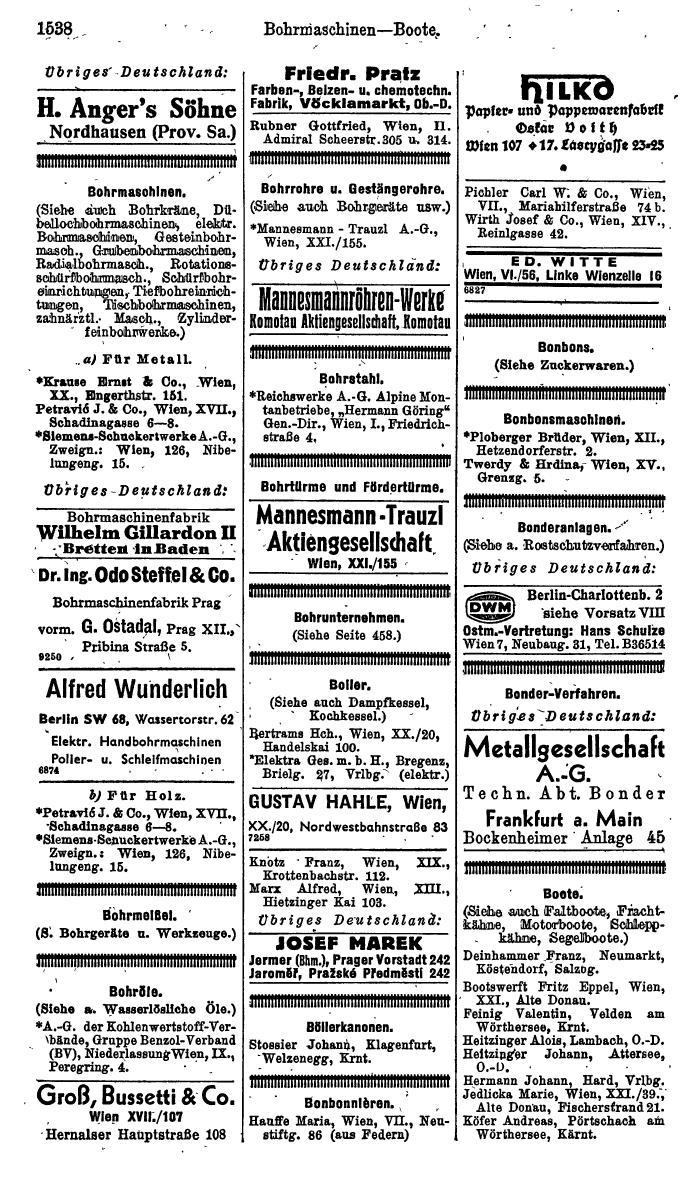 Compass. Kommerzielles Jahrbuch 1944: Ostmark. - Page 1728