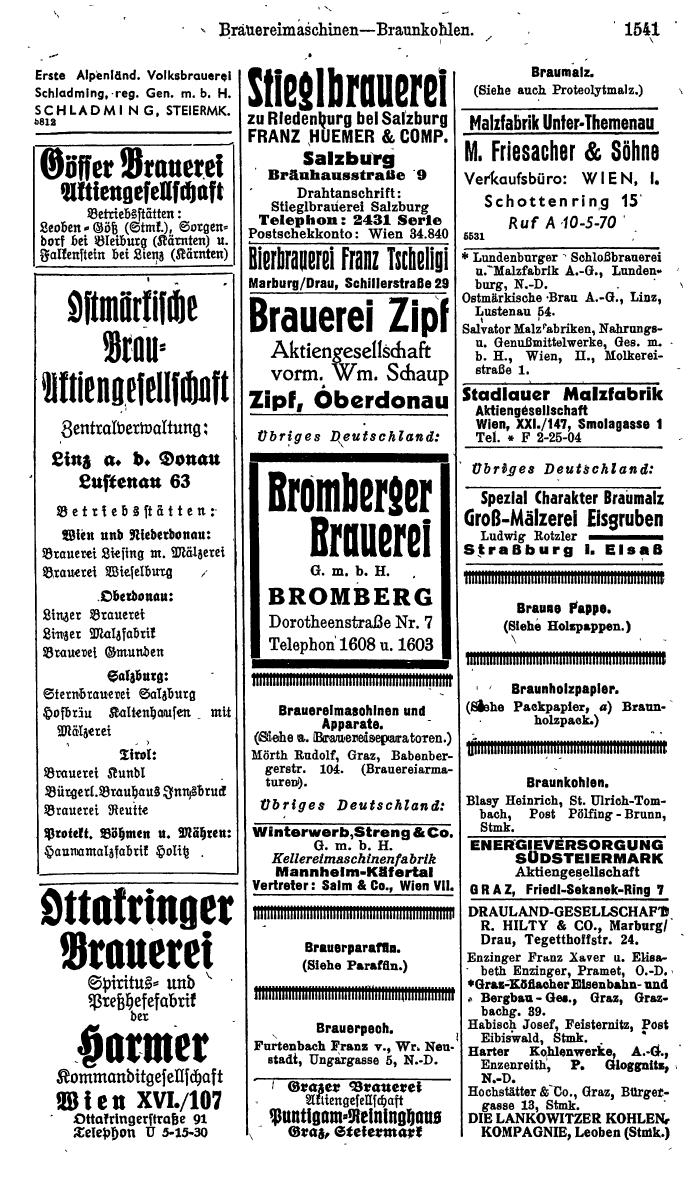 Compass. Kommerzielles Jahrbuch 1944: Ostmark. - Page 1731