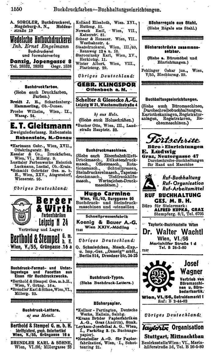 Compass. Kommerzielles Jahrbuch 1944: Ostmark. - Seite 1740