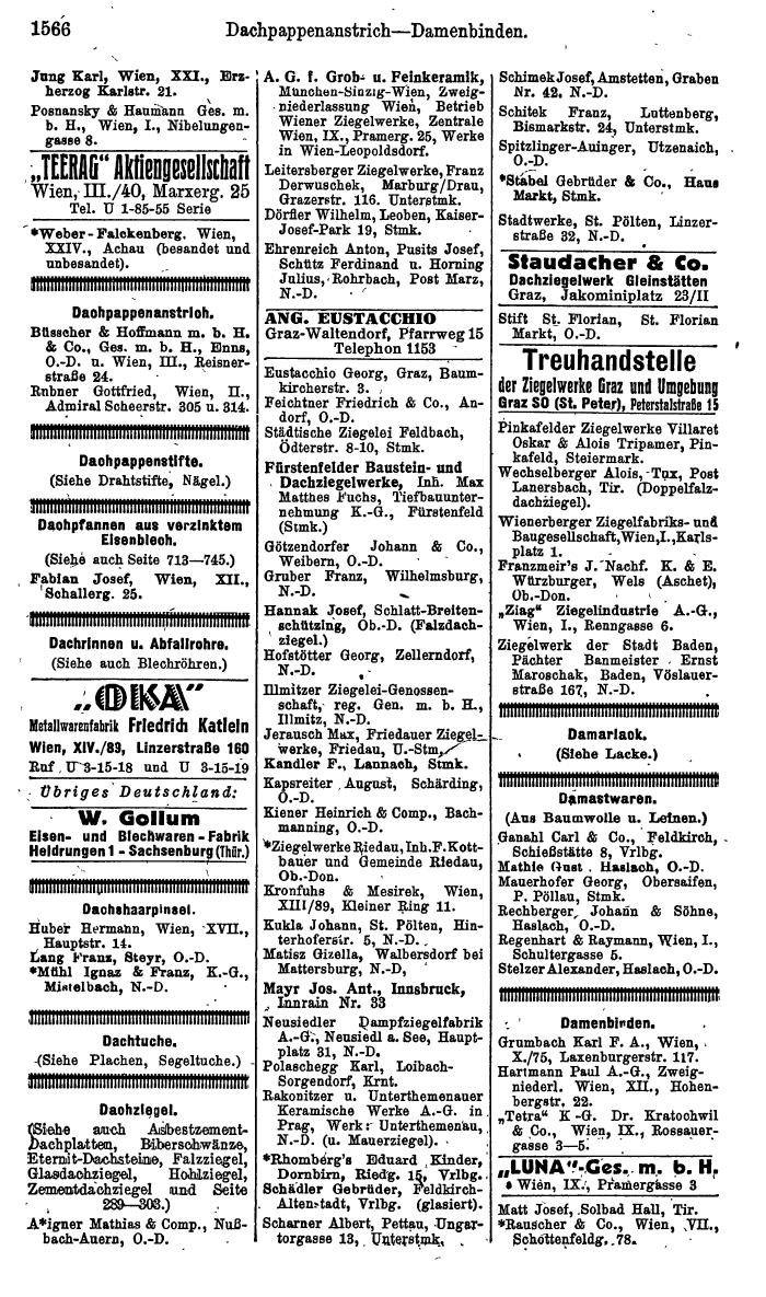 Compass. Kommerzielles Jahrbuch 1944: Ostmark. - Page 1756