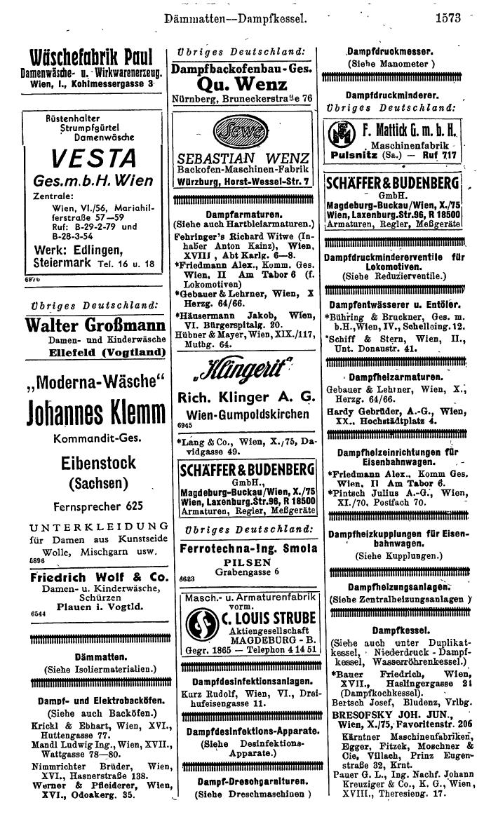 Compass. Kommerzielles Jahrbuch 1944: Ostmark. - Seite 1763