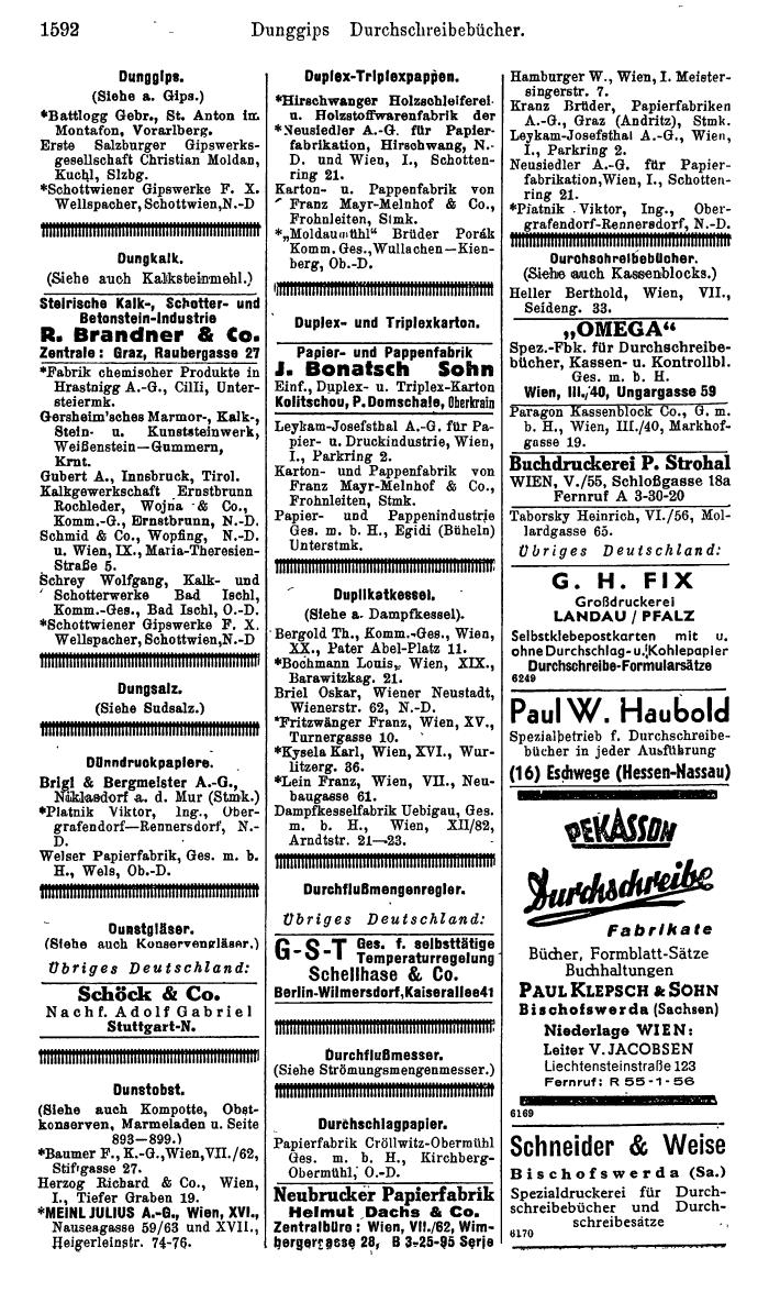 Compass. Kommerzielles Jahrbuch 1944: Ostmark. - Seite 1782