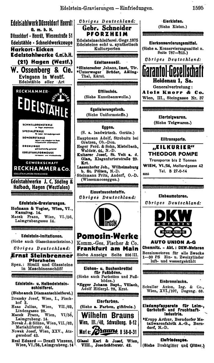 Compass. Kommerzielles Jahrbuch 1944: Ostmark. - Seite 1785