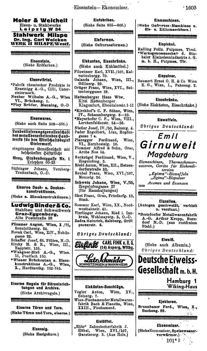 Compass. Kommerzielles Jahrbuch 1944: Ostmark. - Seite 1793