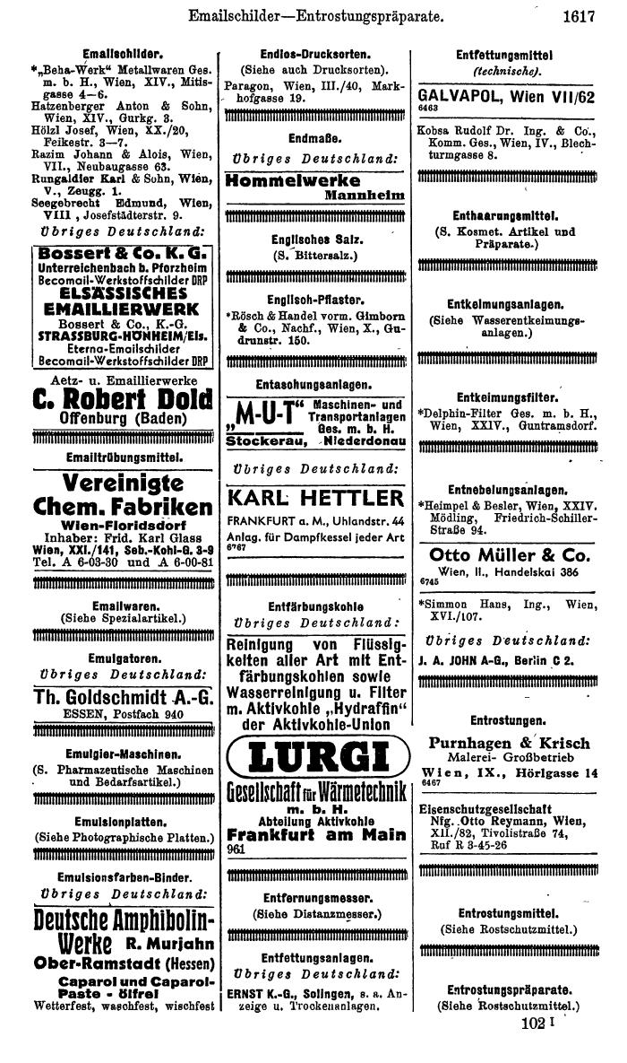 Compass. Kommerzielles Jahrbuch 1944: Ostmark. - Seite 1807