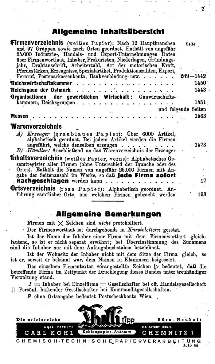 Compass. Kommerzielles Jahrbuch 1944: Ostmark. - Seite 31