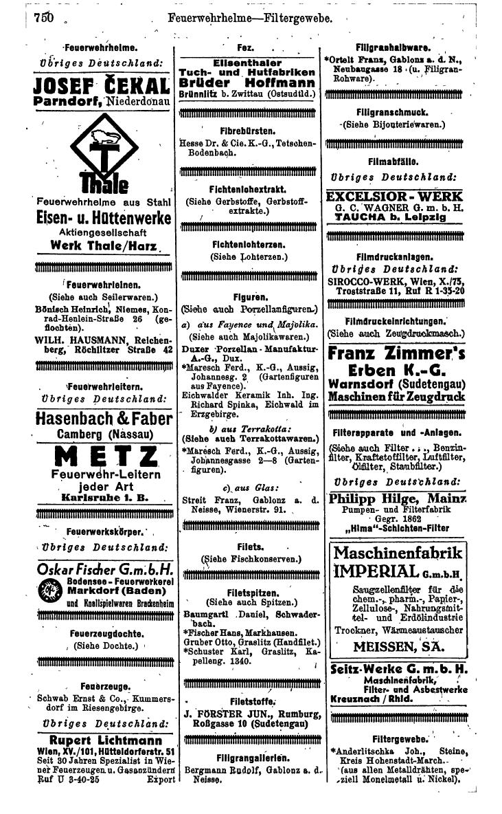Compass. Kommerzielles Jahrbuch 1943: Sudetenland. - Seite 804