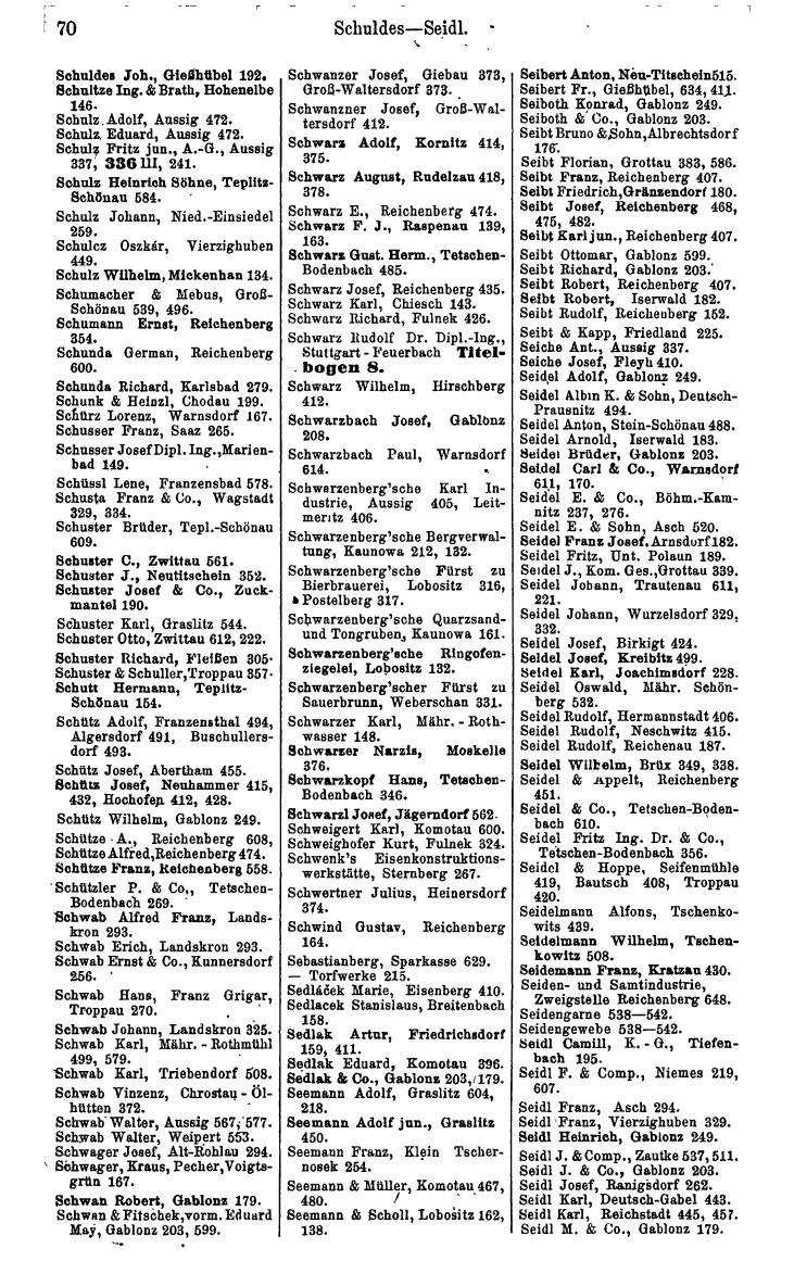 Compass. Kommerzielles Jahrbuch 1943: Sudetenland. - Seite 82