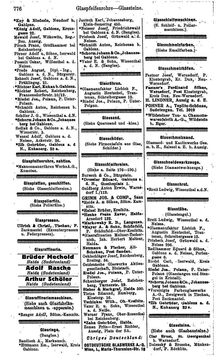 Compass. Kommerzielles Jahrbuch 1943: Sudetenland. - Seite 830