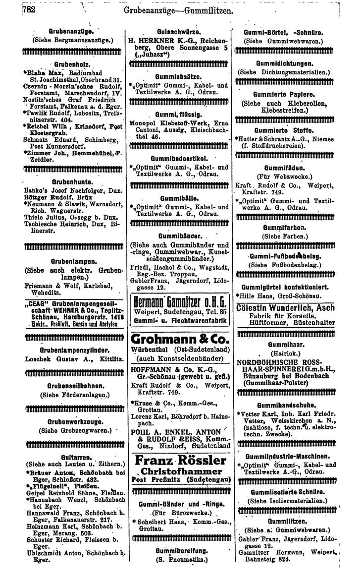 Compass. Kommerzielles Jahrbuch 1943: Sudetenland. - Seite 836