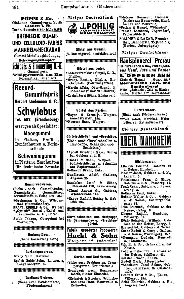 Compass. Kommerzielles Jahrbuch 1943: Sudetenland. - Seite 838