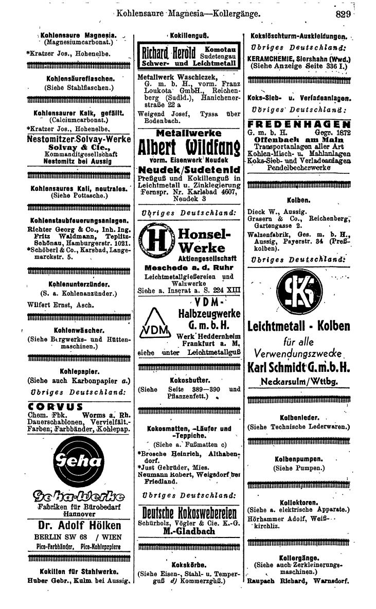 Compass. Kommerzielles Jahrbuch 1943: Sudetenland. - Page 883