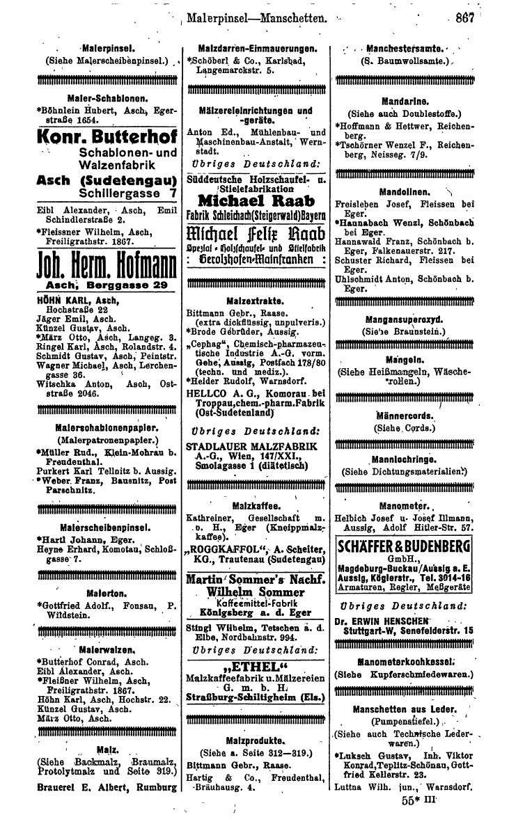 Compass. Kommerzielles Jahrbuch 1943: Sudetenland. - Seite 921