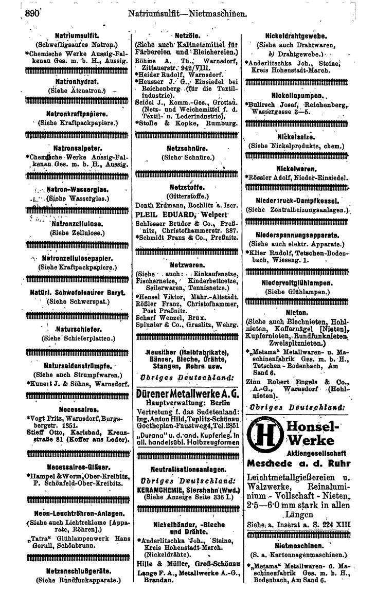 Compass. Kommerzielles Jahrbuch 1943: Sudetenland. - Seite 944