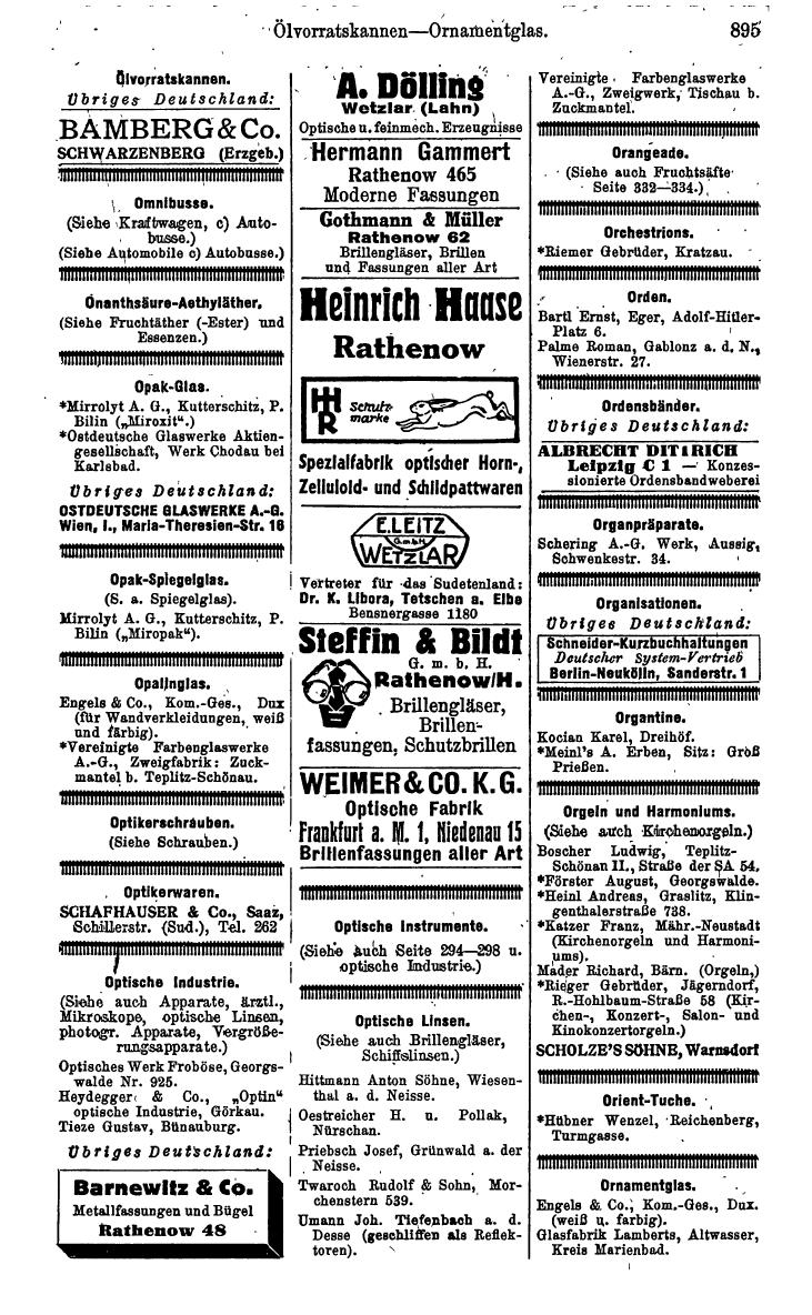 Compass. Kommerzielles Jahrbuch 1943: Sudetenland. - Seite 949